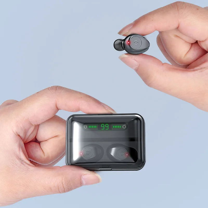 Bluetooth наушники 5 0 Mini True беспроводные стерео гарнитуры с шумоподавлением зарядным