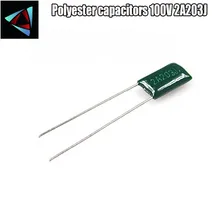 30pcs Polyester film capacitor 2A203J 100V 20nF 0.02uF