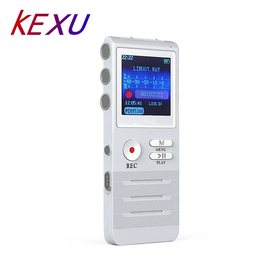 KEXU K6 8G Digital Voice Recorder Pen Metal Case HD Recording Noise Reduction Dictaphone Professional | Электроника