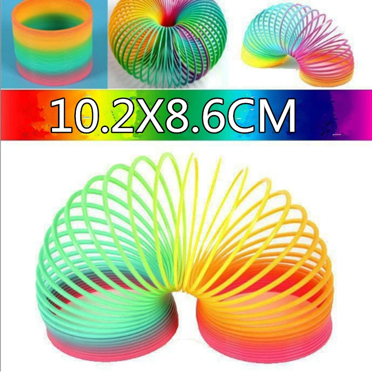 large plastic slinky