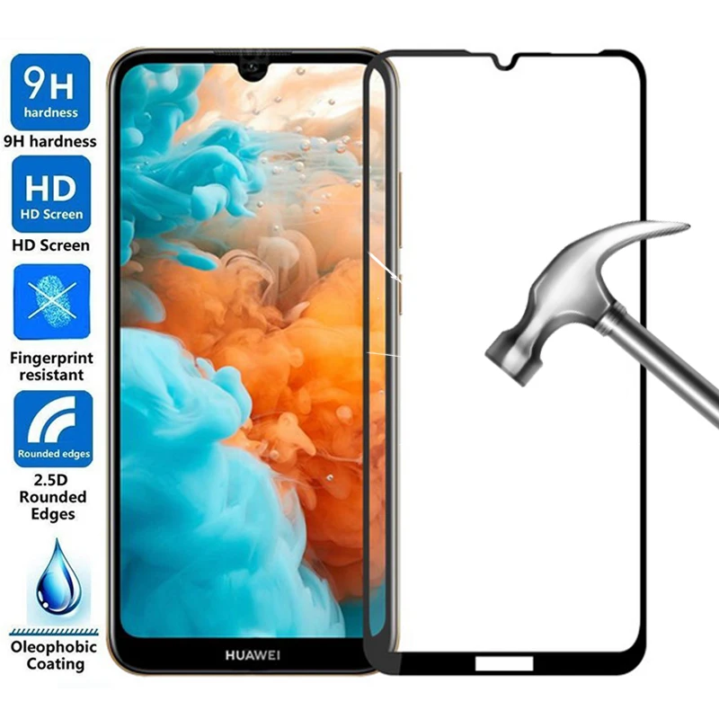 Full Protective Glass on Honor Play 8A screen protector for Huawei Honor 8A Pro 8C 8S 8X 8 Lite A8 C8 S8 X8 Tempered Glass films