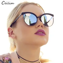 Винтажные Солнцезащитные очки кошачий глаз для женщин новые оригинальные брендовые дизайнерские женские черные солнцезащитные очки Женские Ретро зеркальные Shadess Oculos