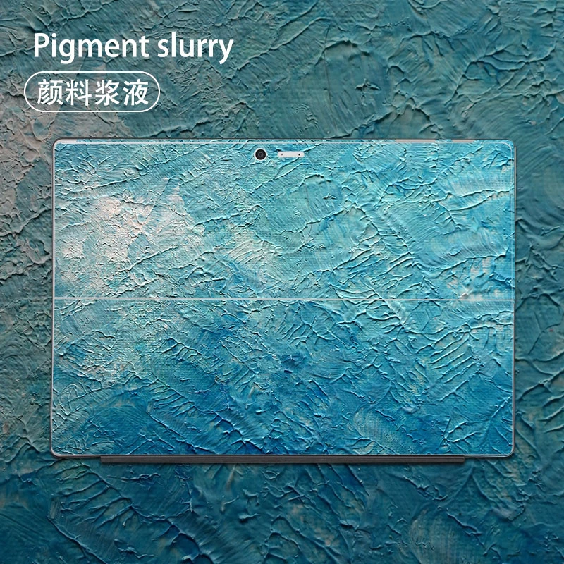 Наклейка под мрамор для Surface Pro 4 5 6 Tablet Стикеры виниловая наклейка для ноутбука для microsoft поверхности Go 13,5 Тетрадь случае - Цвет: 6