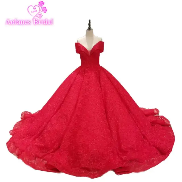 red wedding dresses 2018