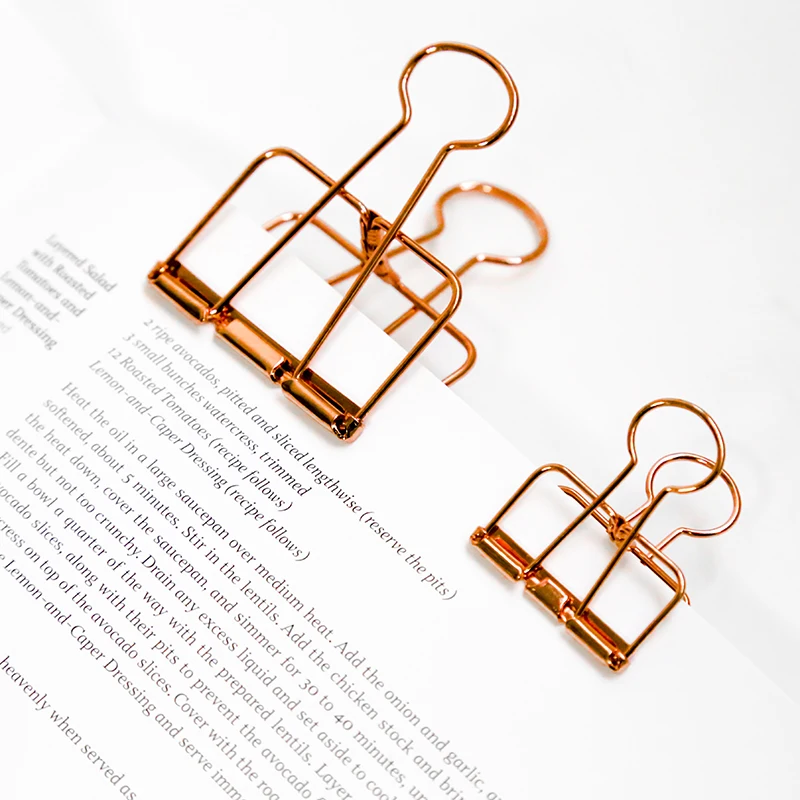 1 Pcs Cute Kawaii Photo Decorative Metal Quality Binder Paper Clips Desk Office Accessories School Supplies