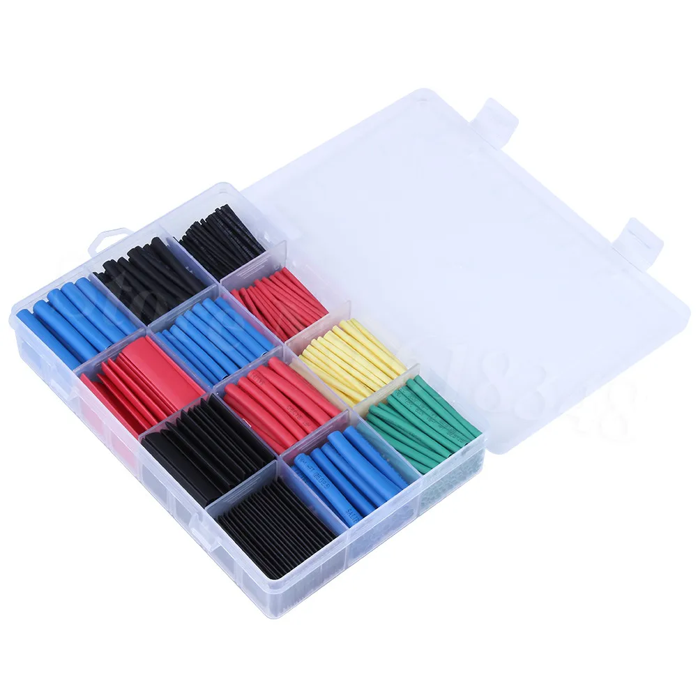 

560pcs Polyolefin Heat Shrink Tube 2:1 for RC Car Quadcopter Plane Boat XT30 XT60 XT90 EC2 EC3 EC5 Connectors T Deans Plugs