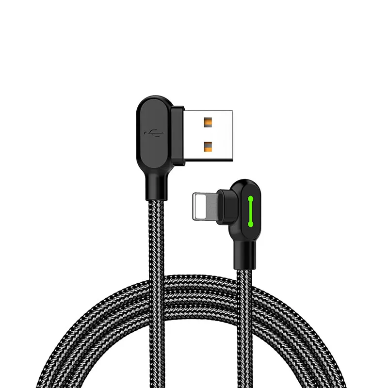 0.5M - for Linghtnin USB 3,1 Быстрый зарядный кабель под прямым углом 90 градусов кабель для синхронизации данных со светом WIF66 - Цвет: 0.5M - for Linghtnin