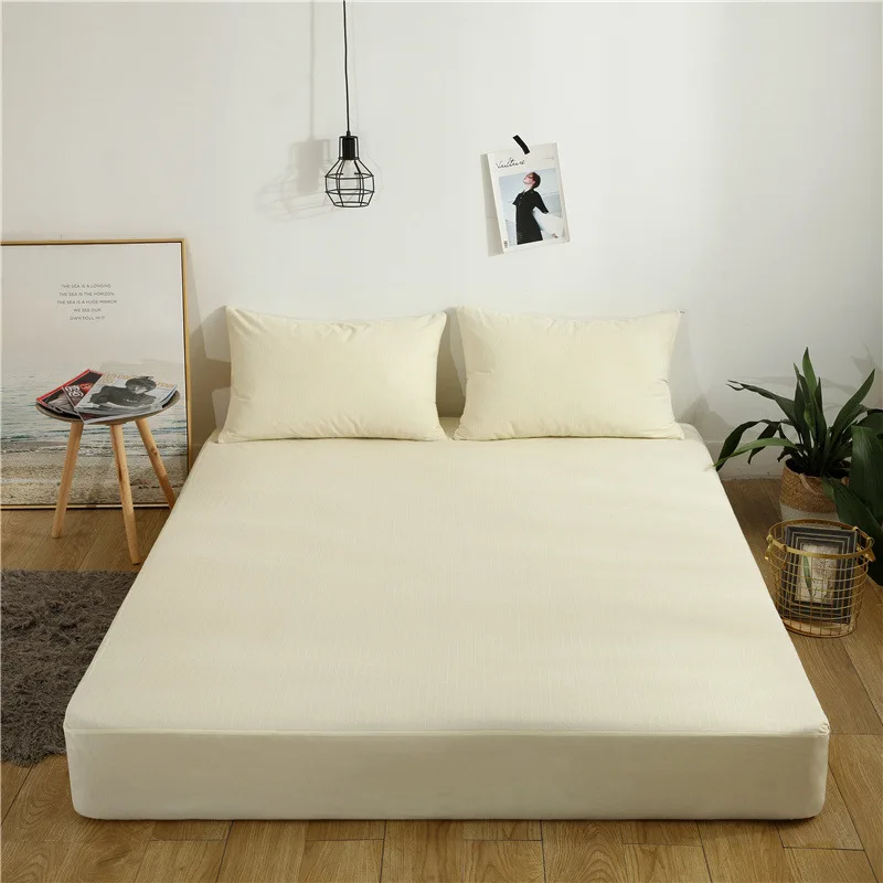 Матрац для кровати, водонепроницаемый матрац, защитный коврик, простыня, раздельное водяное постельное белье с эластичным ковриком для защиты от жуков - Цвет: 150 x 200cm Yellow