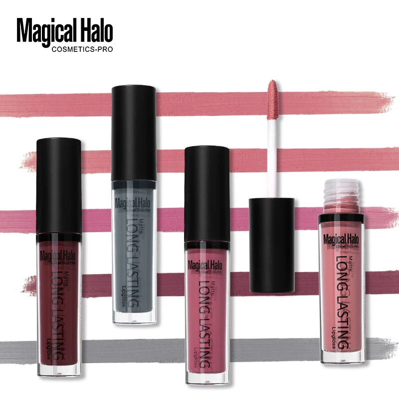 

20-38 Colors Magical Halo Liquid Lipstick Long Lasting Lip Gloss Matte Lip Stick Waterproof Lipgloss Tattoo Nude Cosmetcis Berry