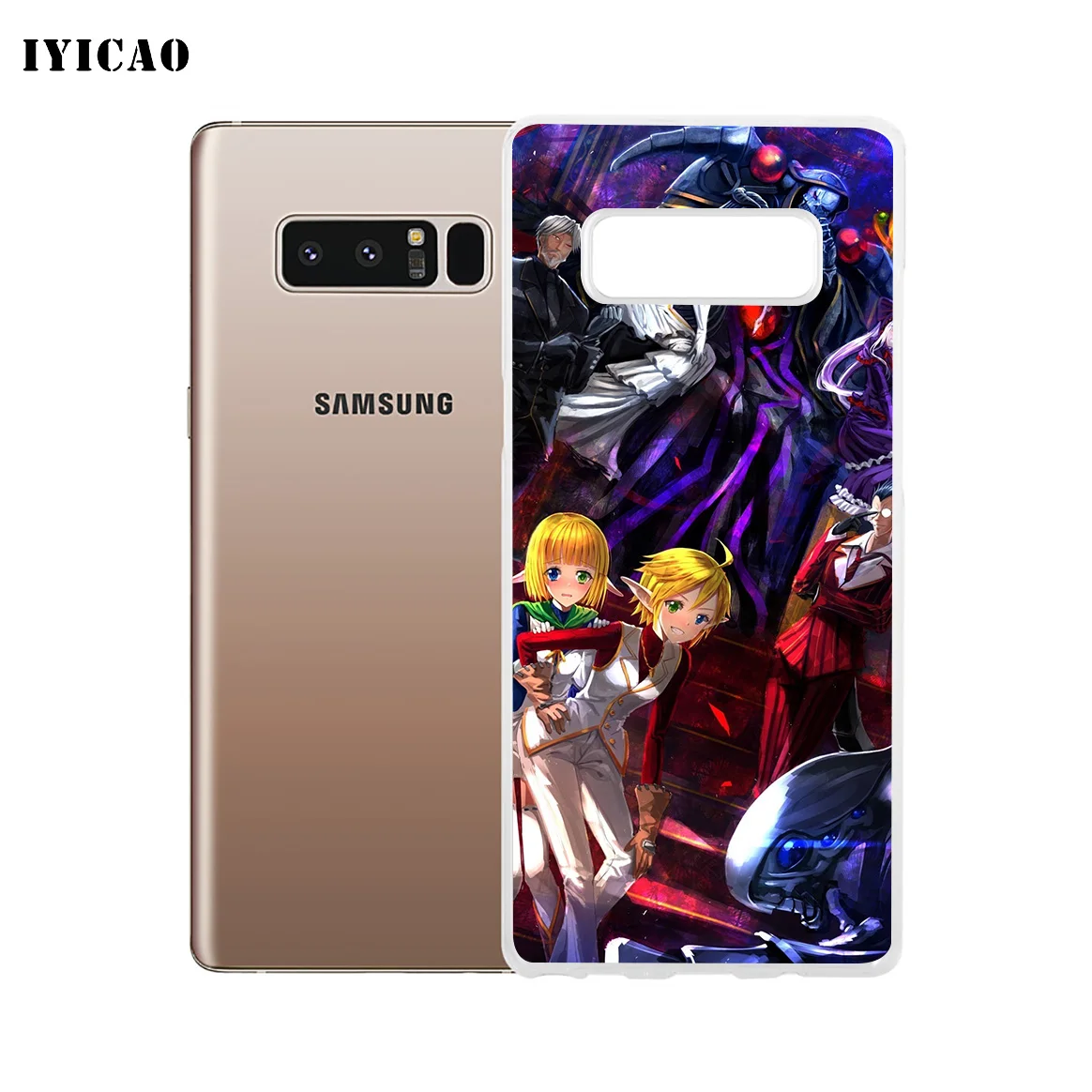 IYICAO Overlord Мягкий силиконовый чехол для телефона Samsung A5 A6 Plus A7 A8 A9 J3 J5 J7 Note 8 9 TPU