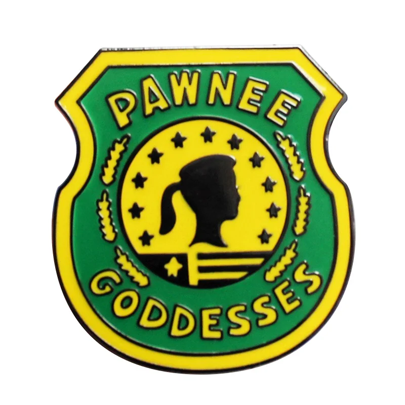 

Parks and Recreation PAWNEE GODDESSES Hard Enamel Pin