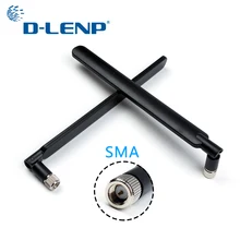 Dlenp 2PCS Black 4G Antenna with SMA Male for 4G LTE Router for Huawei B593 E5186 For HUAWEI B315 B310  5dBi antennas