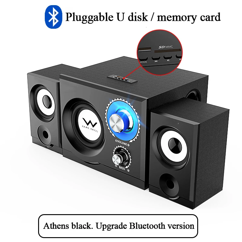 

Computer Audio Desktop Overweight Subwoofer Phone Bluetooth Speaker Home K Song Living Room High Power Notebook Usb Speaker