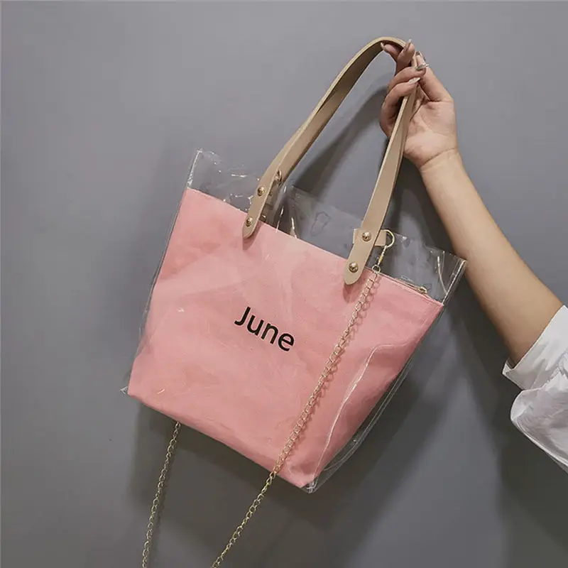 Transparent Shoulder Bag Crossbody Bag for Women 2019 Messenger Bags handbag women's bag bolsa feminina sac a main 40MA2916