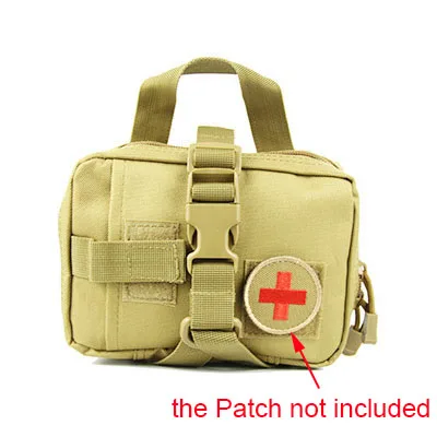 Домашний питомец, походная аптечка, тактическая медицинская сумка, MOLLE, аварийная пустая Военная медицинская сумка, Оксфорд, нейлон, камуфляж - Цвет: Brown
