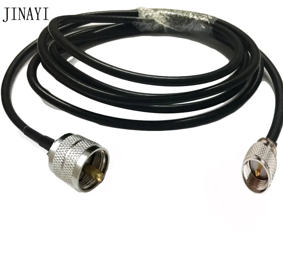RG58 50 3 Coax Cable UHF PL259 male to Mini UHF Coaxial Connector Cable