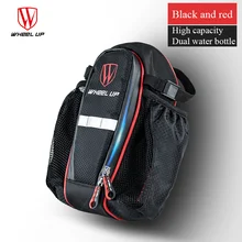 Bolsa de Sillín de bicicleta Con la Botella de Agua de Bolsillo A Prueba de agua Bolsa Posterior de la Bici de Ciclo Bolsa de Cola Asiento Trasero Accesorios Para Bicicletas