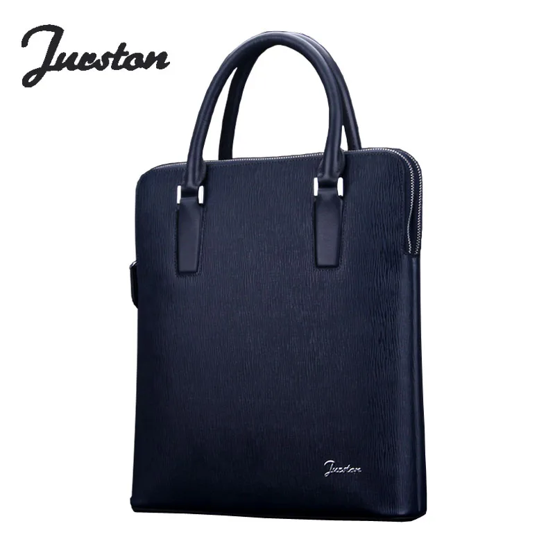 Wire cowhide male luxury handbag quality man bag genuine leather briefcase laptop bag