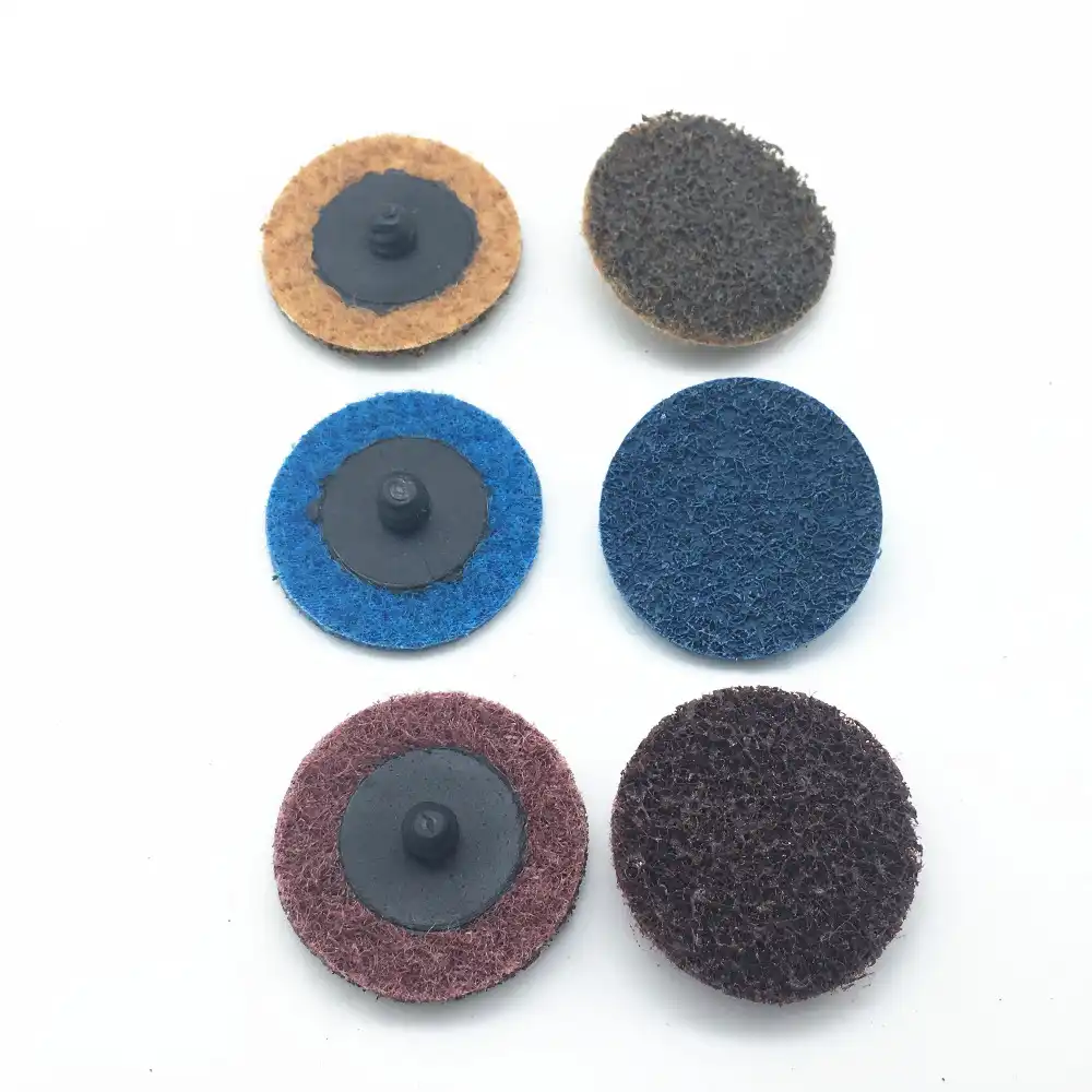 50mm Roloc type quick change discs for sanding and surface blending. Medium surface blending
