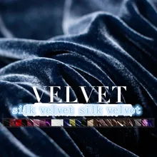 Высокая плотность блестящая однотонная шелковая бархатная ткань для весенней и осенней домашней одежды высококачественная одежда, ручная ткань