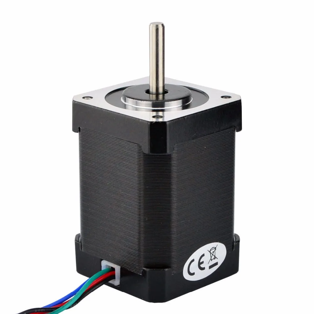 

Nema 17 Stepper Motor 2 Phase 4-lead 60Ncm(85oz.in) 0.64A 60mm Nema17 Step Motor for 3D Printer CNC XYZ