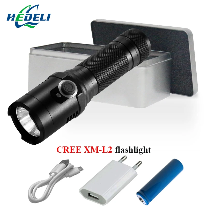 

camping powerful led flashlight cree xm l2 usb torch flashlight 18650 waterproof lantern led zaklamp lampe torche strong magnet