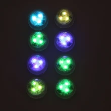 RGB светодиодный подводный свет погружной круглая свеча свет для внутреннего уличный фонтан Пруд светодиодная подсветка для бассейнов