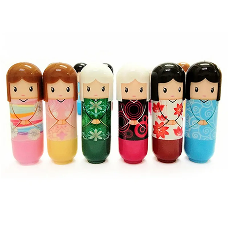 

1 Pcs Moisturizing Repair Lip Balm Lip Protector Lipstick Cute Japanese Doll Clear Moisture Anti-aging Protection Lips