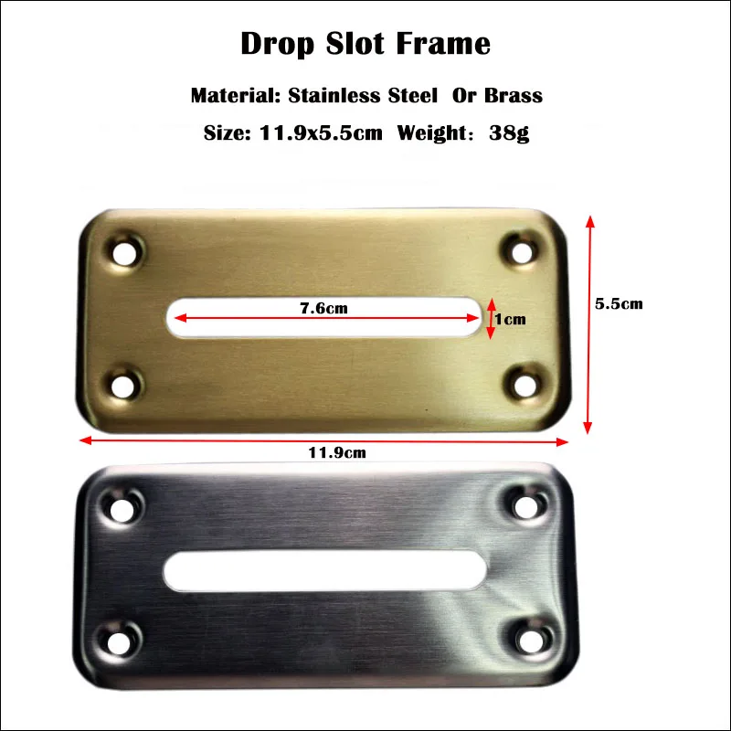 

1pc Money and Chip Drop Slot Frame Poker table accessories