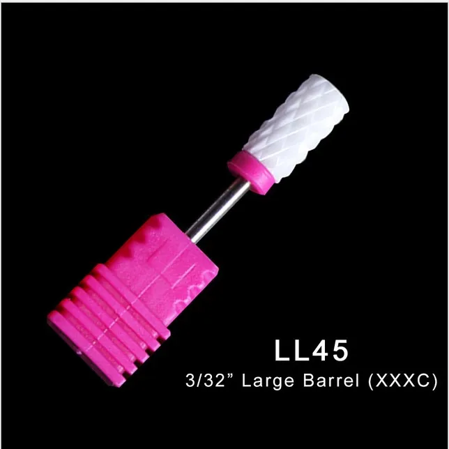 LL45 Дизайн ногтей, новая керамическая Полировочная головка для ногтей, шлифовальная насадка для ногтей, фрезерный станок, электрический резак для кутикулы, инструменты для дизайна ногтей - Цвет: LL45