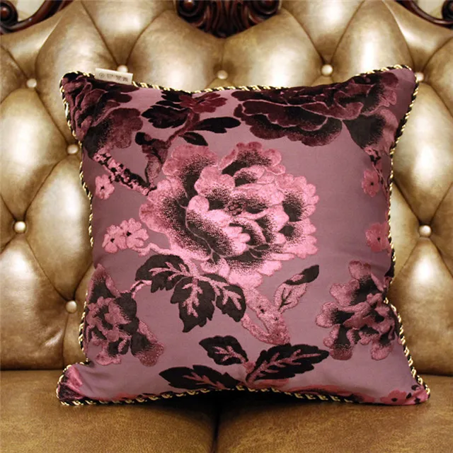 High end Quality Yarn dyed Cushion Cover Noble Jacquard Sofa Decorative