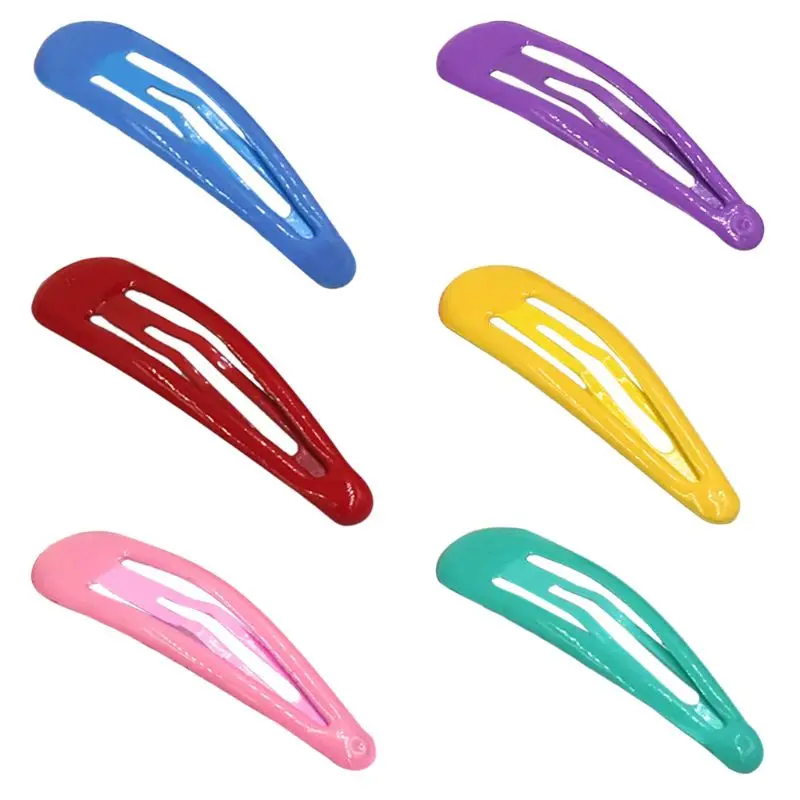 1Pc Mini Small 4.8cm Children Kids Candy Solid Color BB Hair Clips Snap