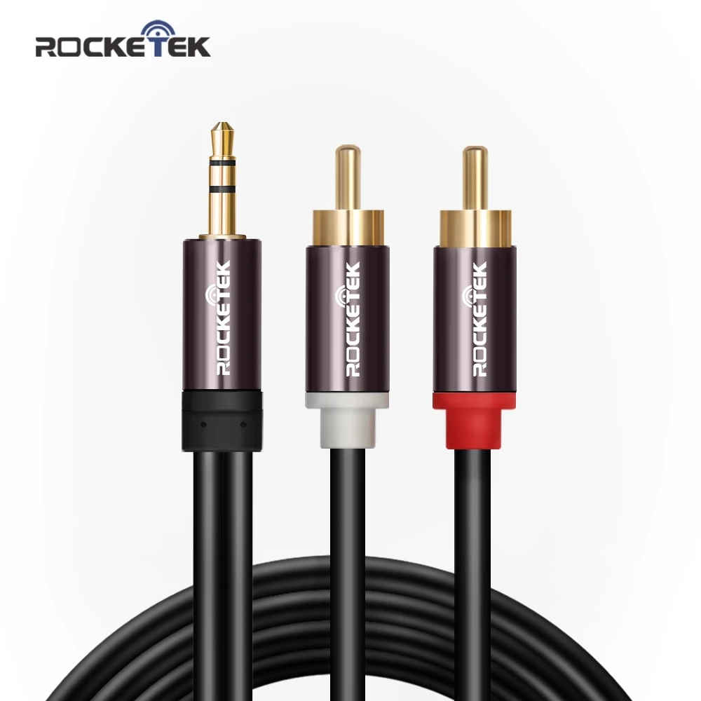OCC Copper Silver Mixed Braided 3.5MM to 3.5MM Stereo Audio Cable for PC MP3 CAR