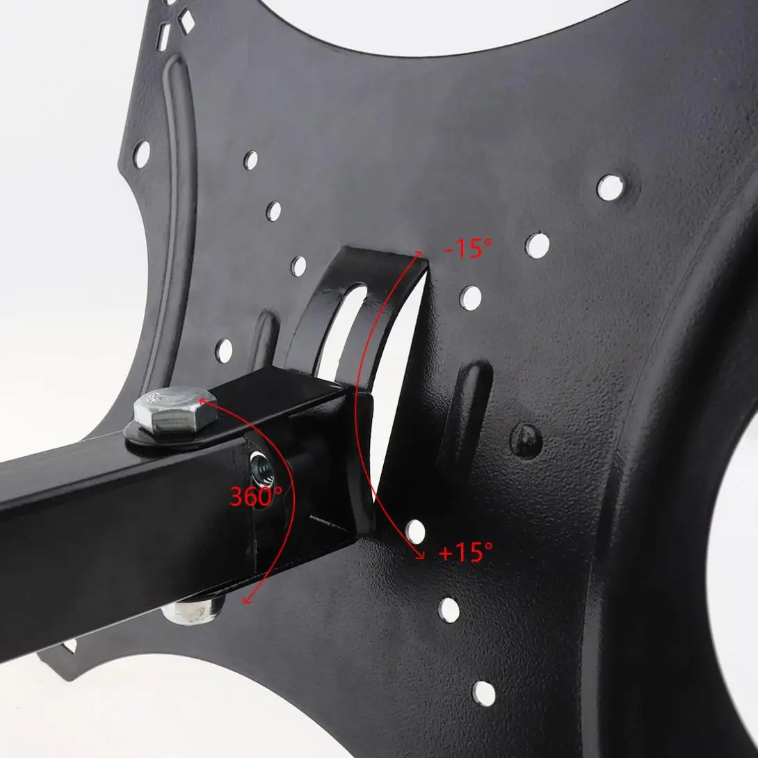 Universal TV Wall Mount Mounts Bracket TV Frame Support 15 Degrees Tilt with Gradienter for 14-42 Inch LED Monitor Flat Pan