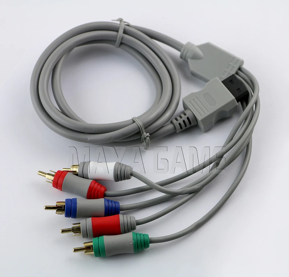  OCGAME alta qualità Component HD HDTV AV Adapter Cable Audio Video 5 RCA Per Nintendo Wii