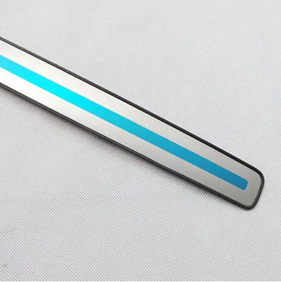

For 2011-2014 Nissan Versa Almera Automobile RearGuards Stainless Steel Rear Bumper Car Styling Stickers Accessories 1PCS