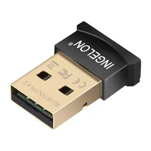 Ingelon USB Bluetooth адаптер CSR 4,0 ключ беспроводной портативный приемник для компьютера ноутбука гарнитура для планшета Win 8 10 XP Vista