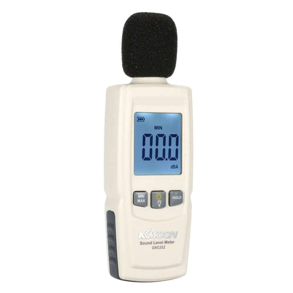 LCD Digital Sound Level Meter Noise Volume Measuring Instrument Decibel Monitoring Tester Sound Level Diagnostic-Tool 30-130dB