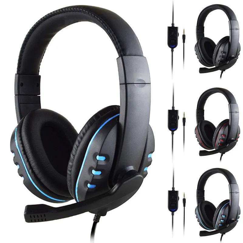 Gaming Headphones Professional PC Gamer Headset 3 5mm Wired Computer Virtual Surround Bass Ear with Mic Game Headset for Phone