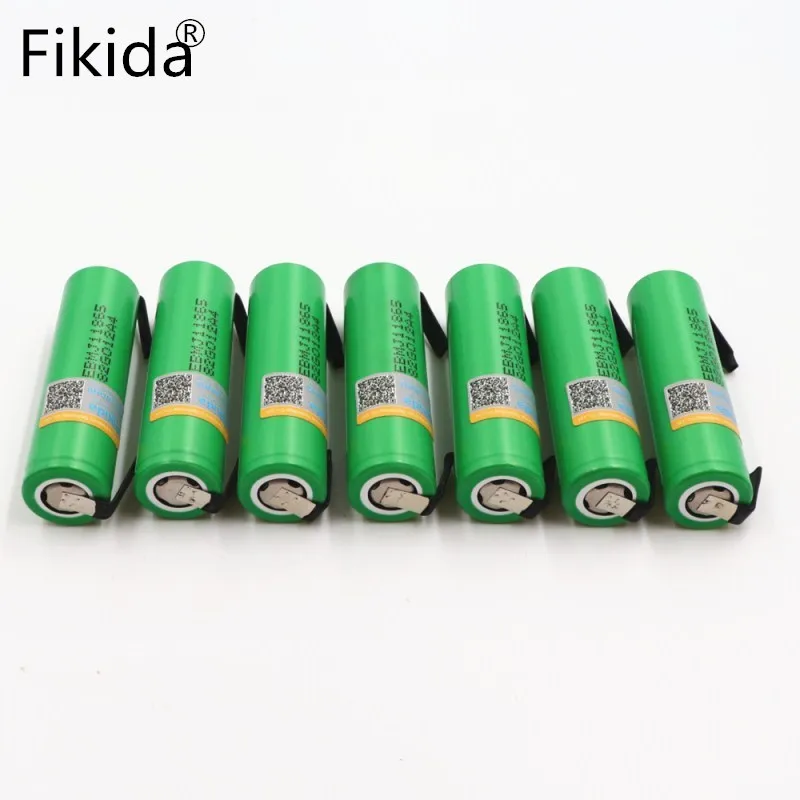

Original Fikida for LG MJ1 18650 battery INR18650MJ1 10A discharge li-iony battery cell 3500mah 18650 batteries+DIY nickel