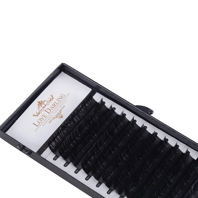 Easy-fan Bloom ресницы автоматические-цветение-ресницы Easy Fan Lash-удлинение само-Быстрое изготовление вееров все размеры объемные ресницы из искусственной норки