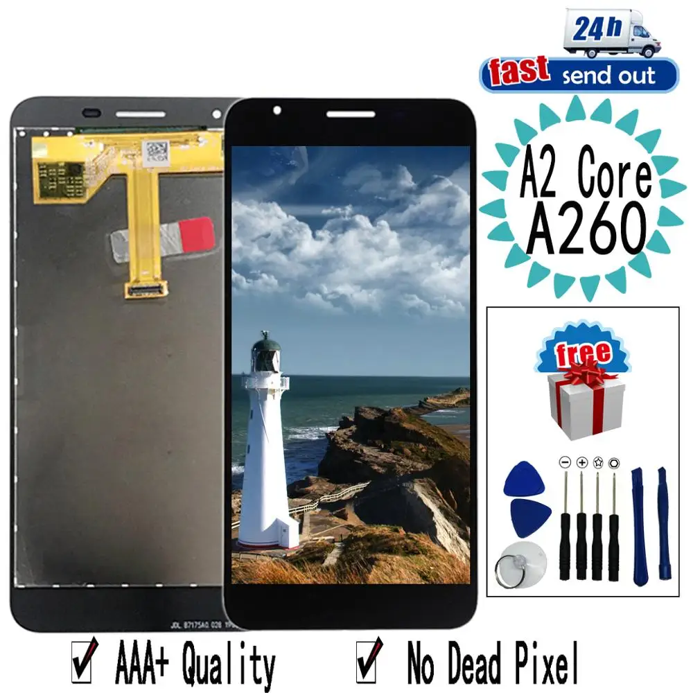 5 0 '&#x27A260 ЖК-дисплей для SAMSUNG Galaxy A2 Core A260F/DS SM-A260 сенсорный экран протестирован