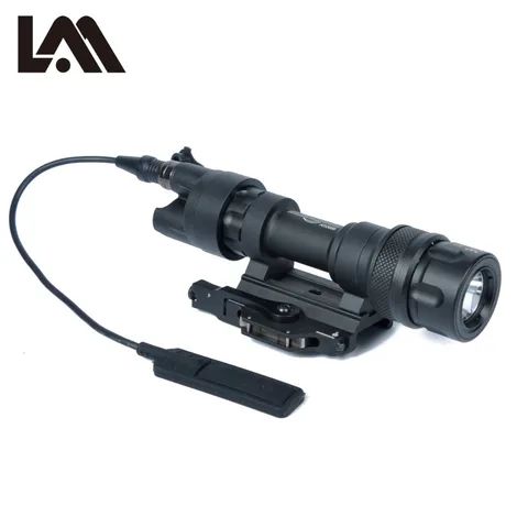 Arma da Polícia Tactical Picatinny Luz Montagem Levou Caça Olheiro Lanterna Engrenagem Constante Saída Momentânea Branco qd M952 ir