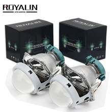 ROYALIN Metallo Hella 3R G5 Bi Fari Allo Xeno Lente D2S Luci Del Proiettore Lampada Auto Universale D1S D2H D3S D4S Lampadine motori Retrofit