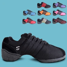 Новая Брендовая женская танцевальная обувь, обувь для джаза, хип-хопа, сальса, латинские Танцевальные Кроссовки для женщин, обувь больших размеров 34~ 43