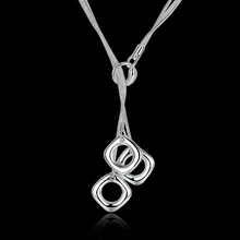 Well-designed Luxury Necklace Crystal Tassel long Pendant Necklaces Popular Sweater Accessories Geometric Wedding Jewelry