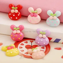 100 шт. Япония и Южная Корея diy аксессуары мультфильм цвет точка бак смолы для детей головной убор мобильные красивые наклейки