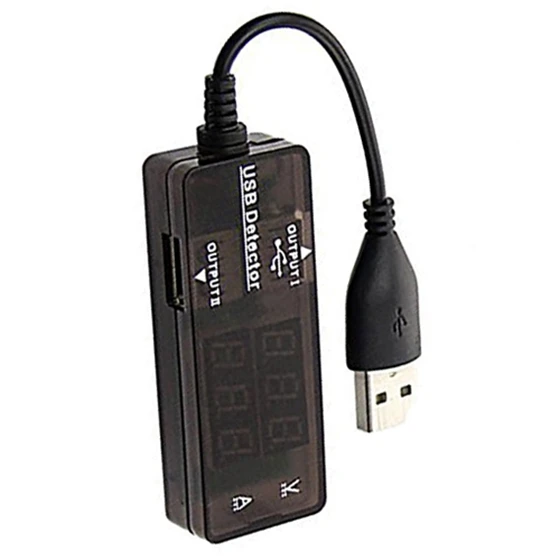 

AYHF-USB Dual Charger Power Voltage Tester Current MONITOR USB 2.0 / 3.0 Card Reader for measuring Volt Ampere LED mV mA for S