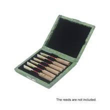 Деревянный чехол с тростниковым тростником, покрытый красивой тканью, для 6 шт. тростниковых Тростников