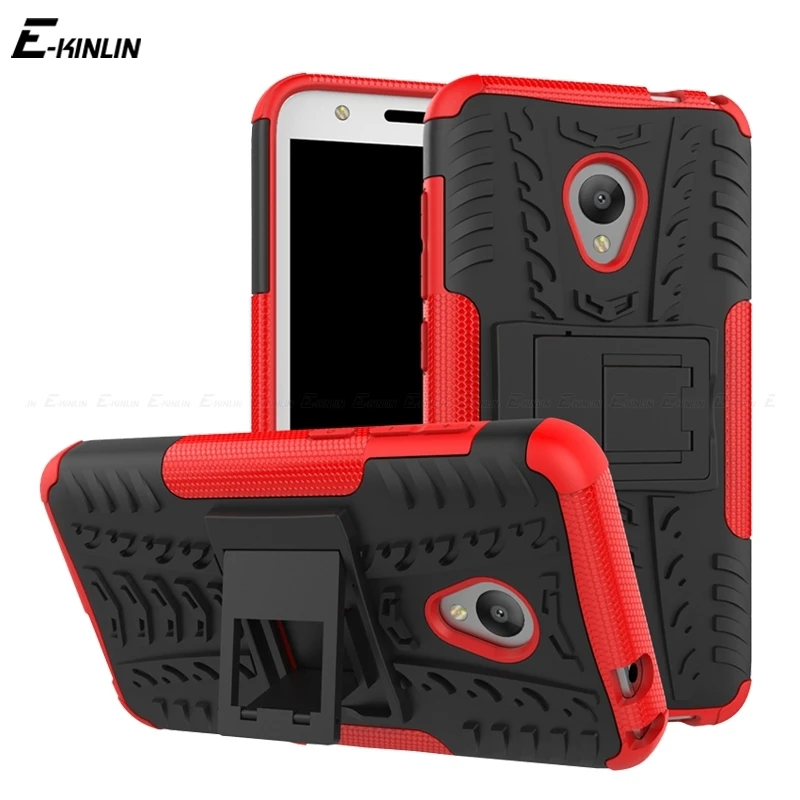 

TPU + PC Armor Stand Holder Back Cover For Alcatel A5 LED A3 U5 Pop 4 Plus 4S idol 4 Tough Heavy Duty Hybrid Impact Phone Case